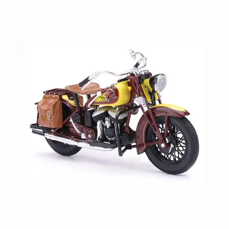 1934 Indian Sport Scout Motorcycle Diecast Model Bike 1:12 Scale (Approx. 20–22Cm) Collectible 1