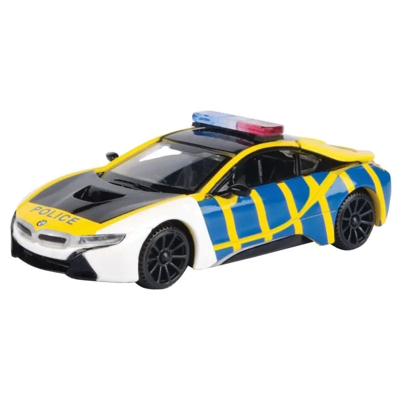 Bmw I8 Coupe Police Series Diecast Model Car 1:43 Scale (Approx. 10–11Cm) Collectible 1