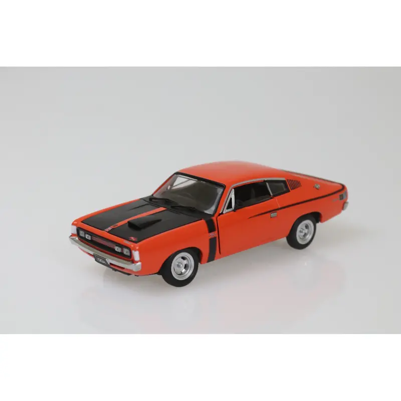Chrysler Valiant Charger E38 Orange Fully Detailed Opening Doors & Bonnet Diecast Model Car 1:32 Scale (Approx. 14–15Cm) Collectible 1