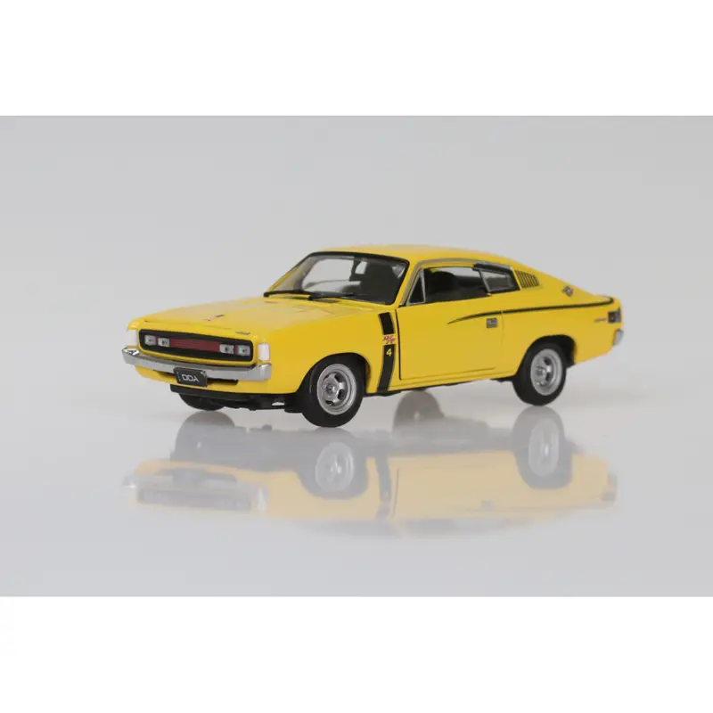 Chrysler Valiant Charger E49 Yellow Fully Detailed Opening Doors & Bonnet Diecast Model Car 1:32 Scale (Approx. 14–15Cm) Collectible 1
