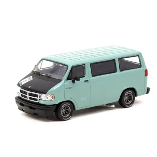 Dodge Van Light Green Brand New Tooling Diecast Model Car 1:64 Scale (Approx. 7Cm) Collectible 1