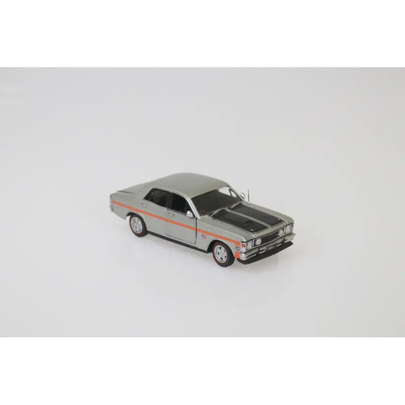 Ford Falcon Xw Gtho Silver Fox With Orange Stripes Diecast Model Car 1:32 Scale (Approx. 14–15Cm) Collectible 1