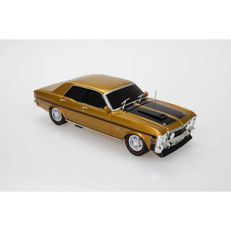 Ford Falcon Xw Gtho Spectra Rides Gold Plastic Light Up Diecast Model Car 1:24 Scale (Approx. 18–20Cm) Collectible 1
