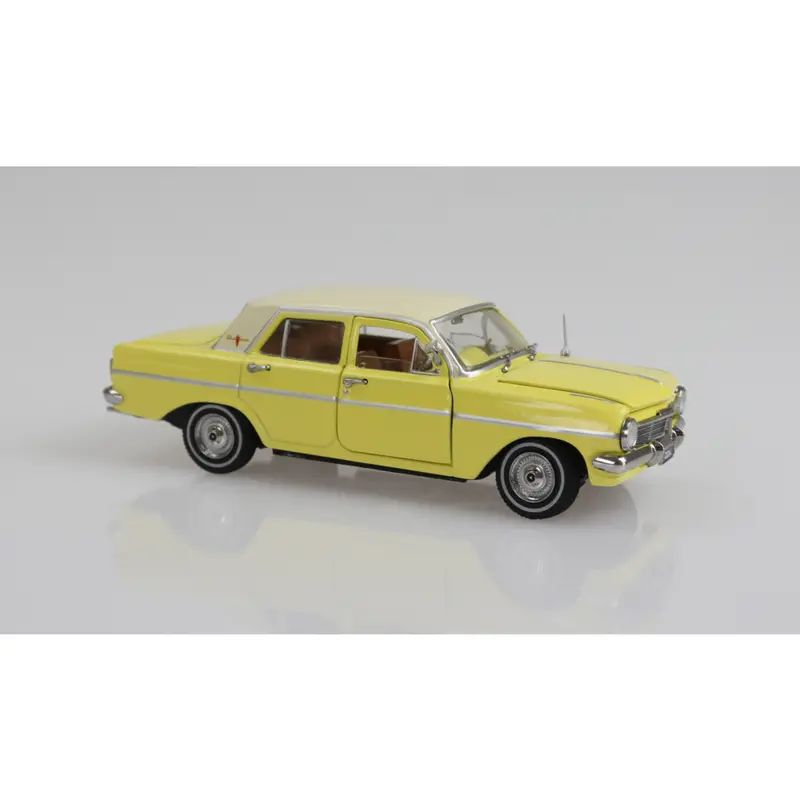 Holden Eh Sedan Premier Street 2-Tone Yellow/White Fully Detailed Opening Front Doors Bonnet & Boot Diecast Model Car 1:32 Scale (Approx. 14–15Cm) Collectible 1