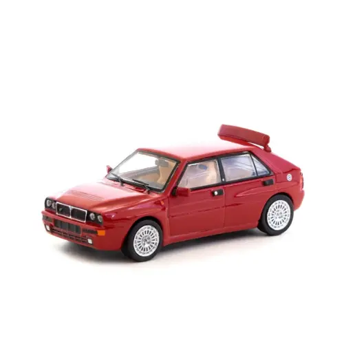 Lancia Delta Hf Integrale Red Diecast Model Car 1:64 Scale (Approx. 7Cm) Collectible 1