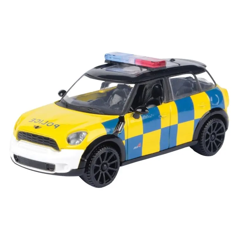 Mini Cooper S Countryman Police Series Diecast Model Car 1:43 Scale (Approx. 10–11Cm) Collectible 1
