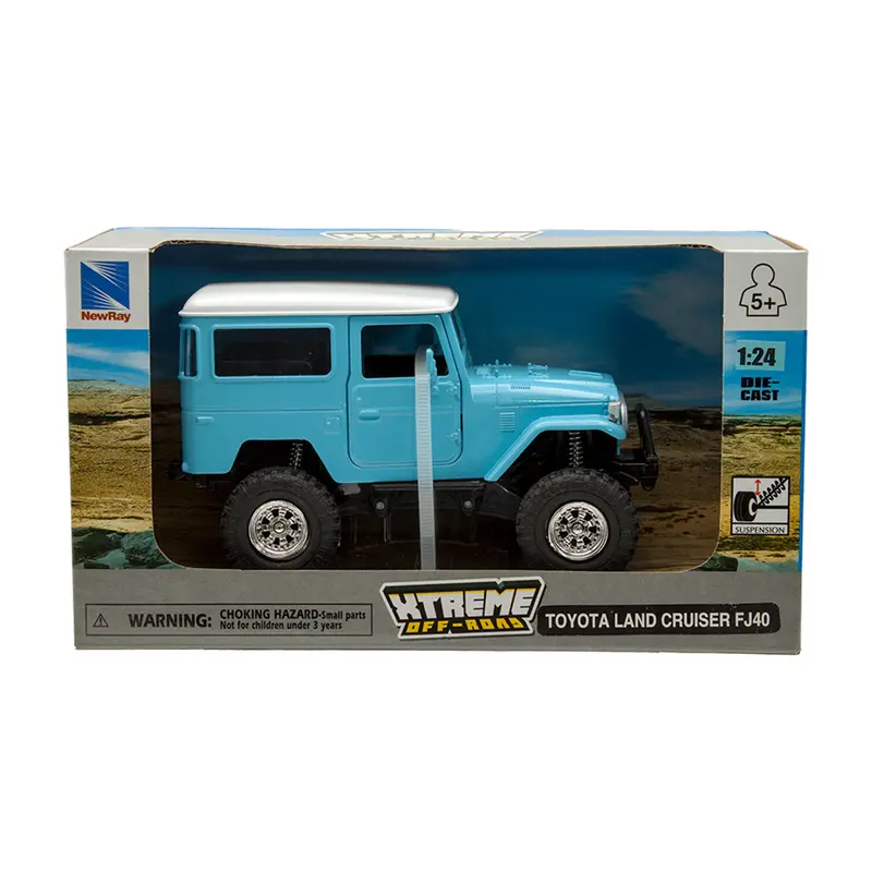 Toyota Land Cruiser Fj40 Dc Diecast Model Car 1:24 Scale (Approx. 18–20Cm) Collectible 1