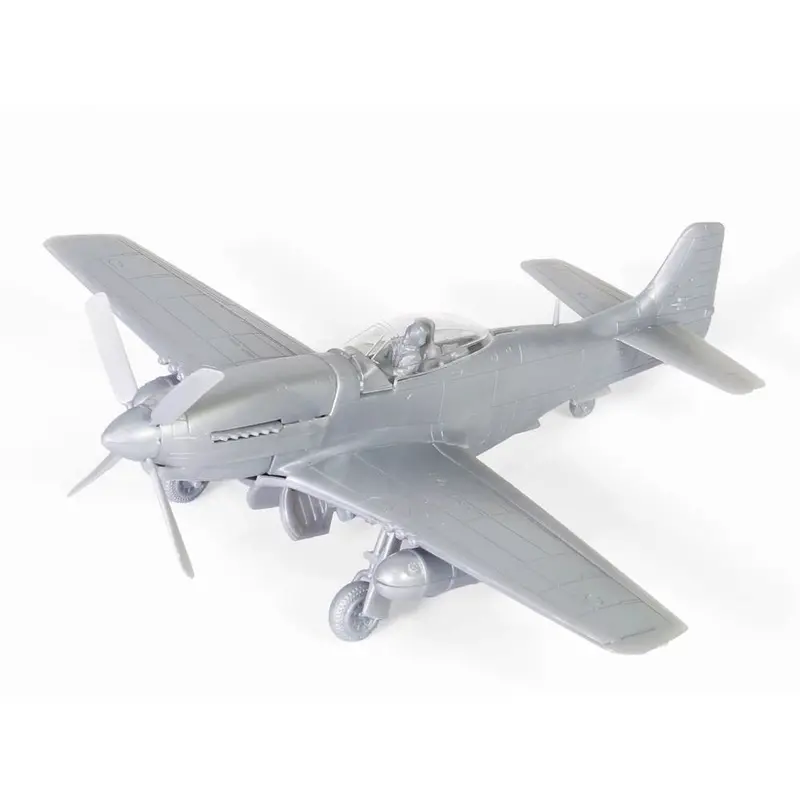 U.S. P-51D Mustang Aircraft Great Britain January 1945 Plastic Model Kit 1:72 Scale Collectible 1