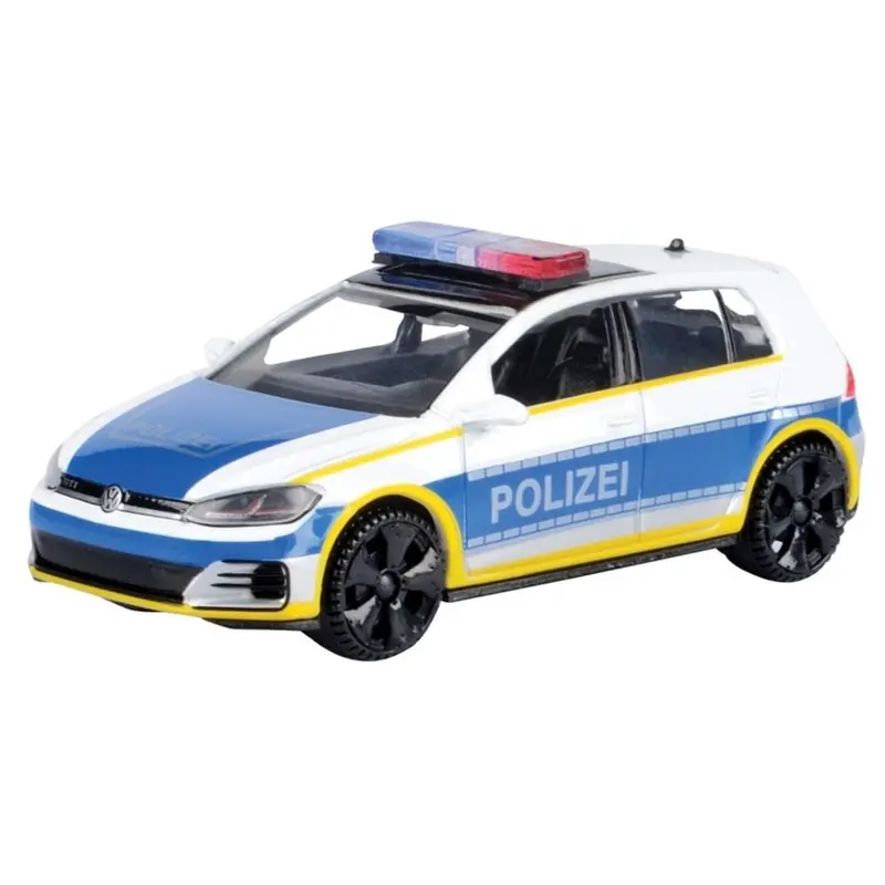 Volkswagen Golf A7 Gti Polizei Police Series Diecast Model Car 1:43 Scale (Approx. 10–11Cm) Collectible 1