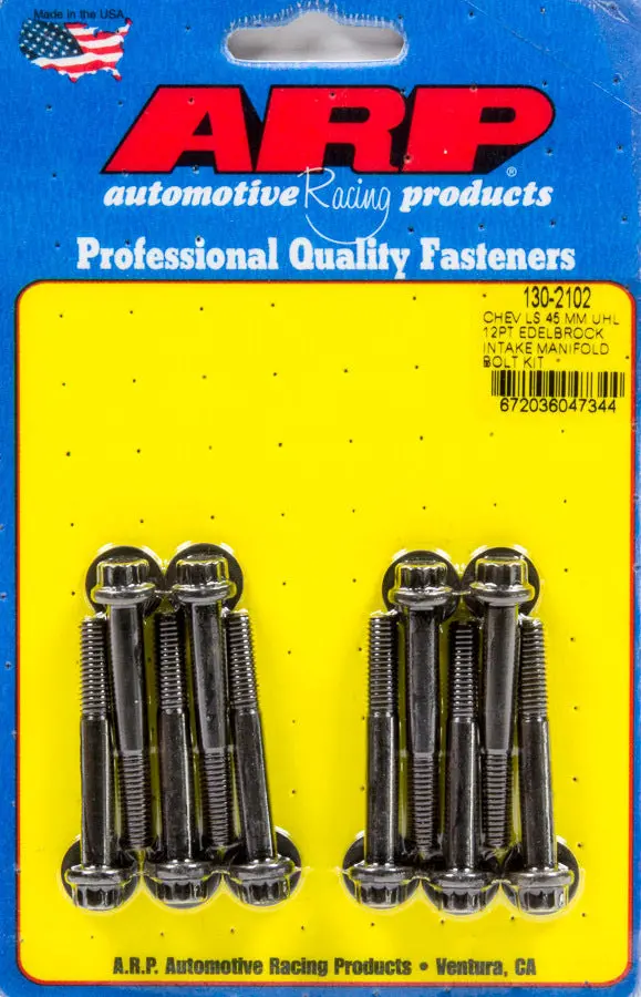 Arp Intake Manifold Bolt Kit – Gm Ls Engines With Edelbrock Intakes 1