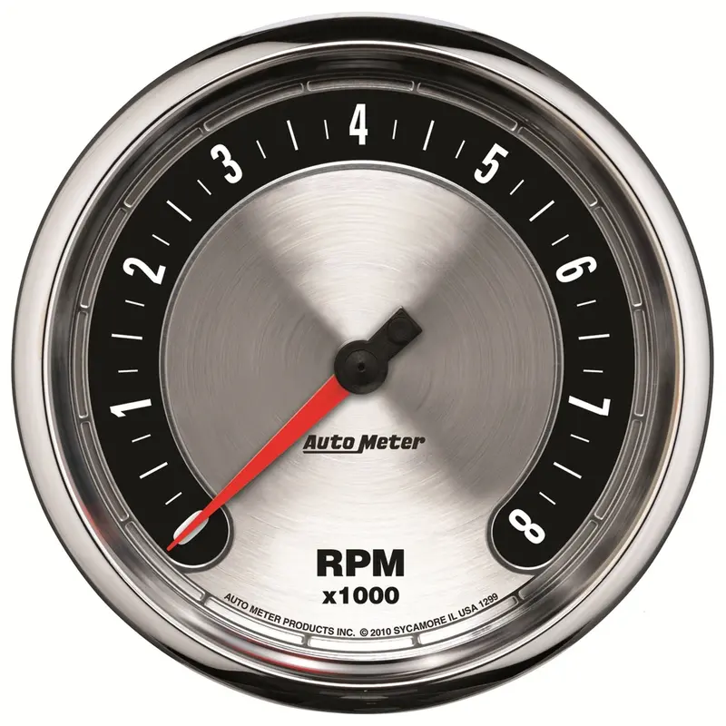 Autometer American Muscle 5-Inch In-Dash Tachometer – 0–8,000 Rpm 1
