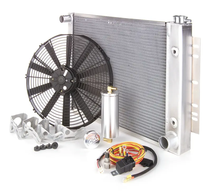 Be Cool 81279 Downflow Radiator Module – Polished Finish, Direct Fit For 1953–1956 Ford F100/F250 W/V8 Conversion 1