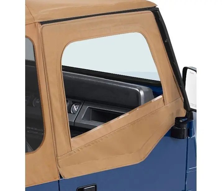 Bestop 53120-37 Fabric Door Skins – Compatible With 1988–1995 Jeep Wrangler Yj (Spice Color) 1