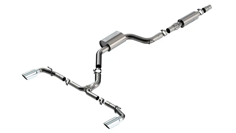 Borla S-Type Cat-Back Exhaust System – Aggressive Tone And Improved Flow 1