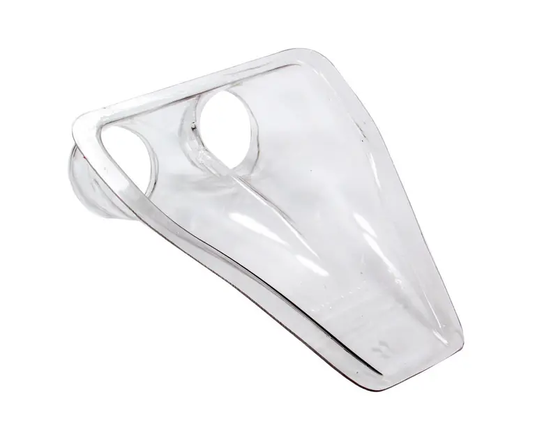 Butlerbuilt Brake Duct – Clear Teardrop Shape, Dual-Mount Design (Model #7031) 1