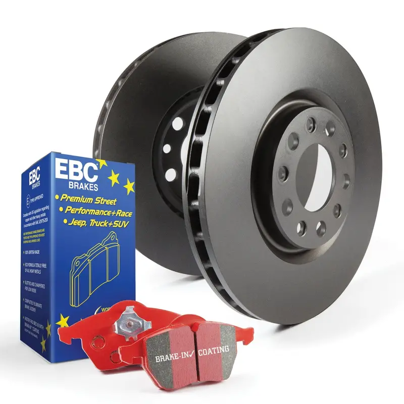 Ebc Redstuff Brake Pad Kit With Rk Series Drilled Rotors – Performance Street Package 1