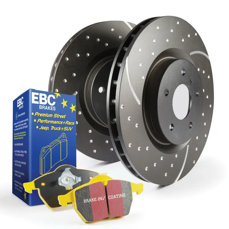 Ebc Yellowstuff Brake Kit – Rear Axle With Gd Slotted Rotors (S5Kr1194) 1