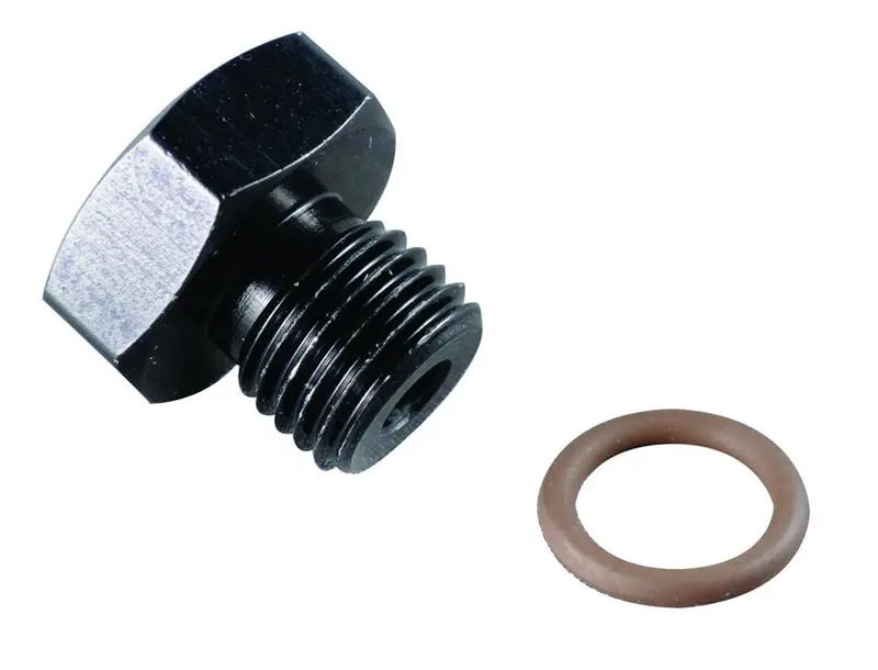 Fragola 481403-Bl #3 Port Plug 3/8-24 Black 1