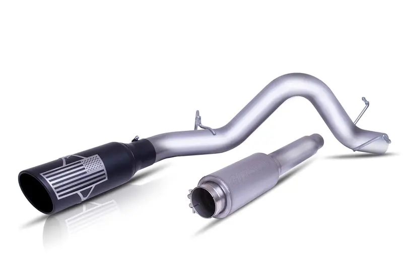Gibson Patriot Series Stainless Steel Cat-Back Exhaust – Single Exit (Model 70-0008) 1