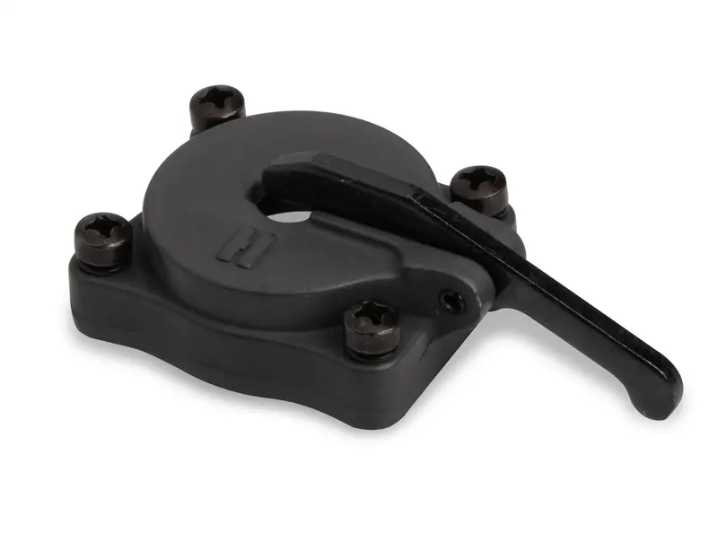 Holley 26-140Hb Accelerator Pump Cover; 50Cc; Aluminum; W/Screws; Hard Core Gray; 1