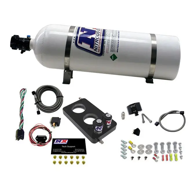 Nitrous Express 20947-15 Plate Nitrous System – For 4.6L 3-Valve Engines, 50–150 Hp Base, Scalable To 300 Hp 1