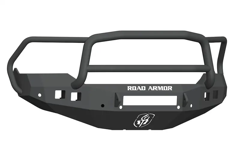 Road Armor Stealth Front Bumper With Lonestar Guard – Non-Winch Design, Satin Black Finish 1
