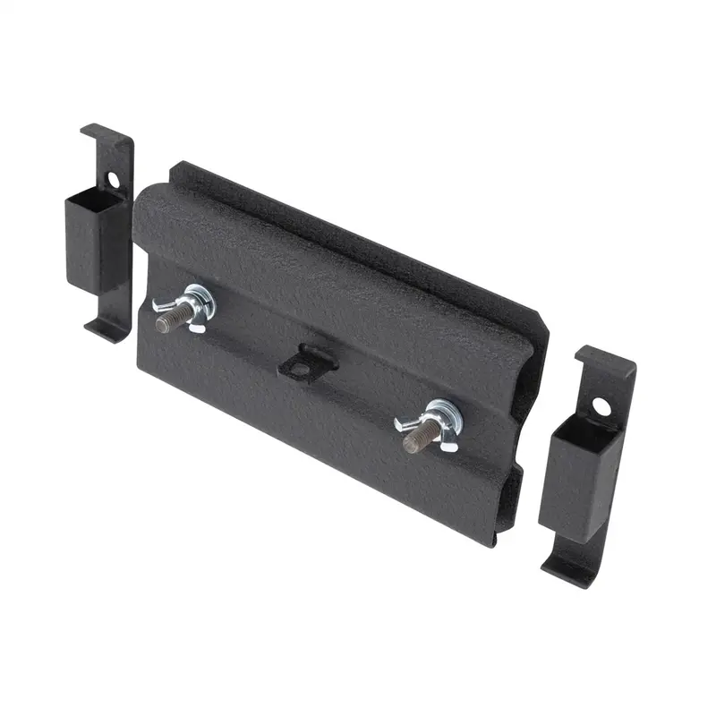 Smittybilt Axe And Shovel Mount With Roof Rack Adapter Brackets – Lockable, Black Finish 1