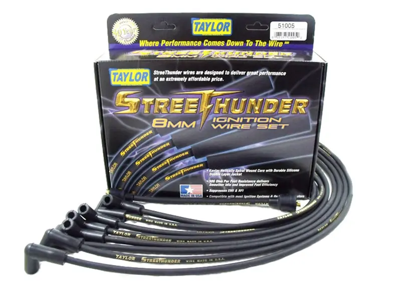 Taylor Cable 51030 Street Thunder 8Mm High-Performance Ignition Wire Set 1