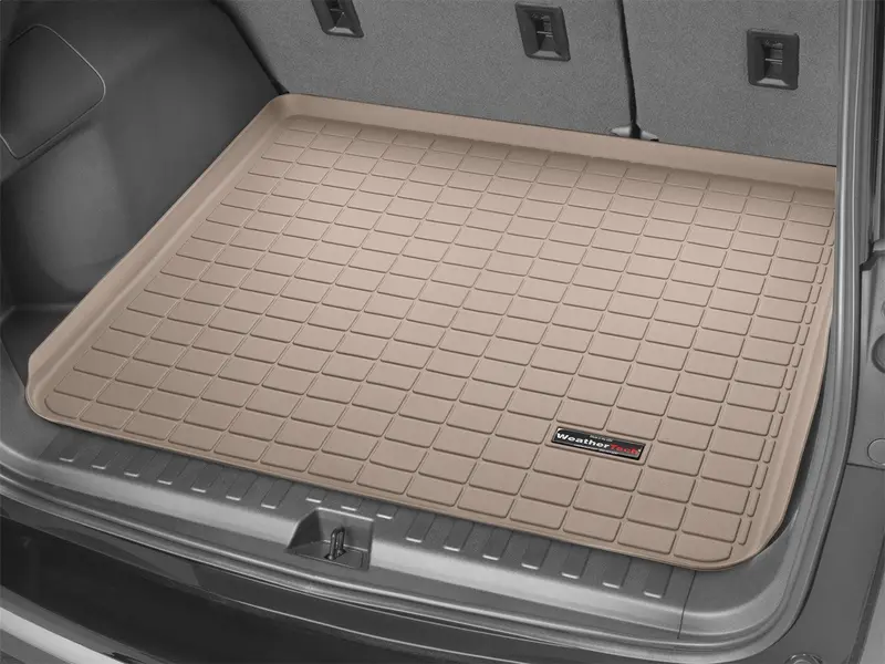 Weathertech 411107 Tan Cargo Liner – Custom-Fit For Vehicles With Flat Load Floors And Subwoofer Installations 1